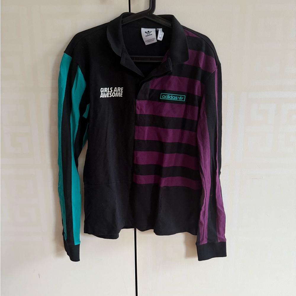 Adidas x Girls Are Awesome Long Sleeve Rugby Shirt